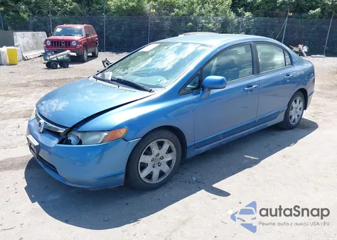 2007 Honda Civic Lx from USA, damaged, VIN 1HGFA16537L025890